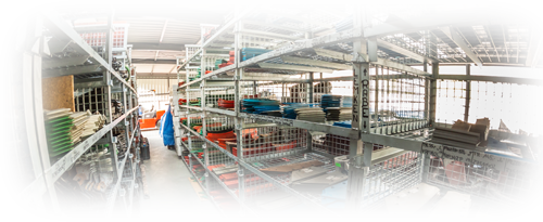 Regał części rolniczych